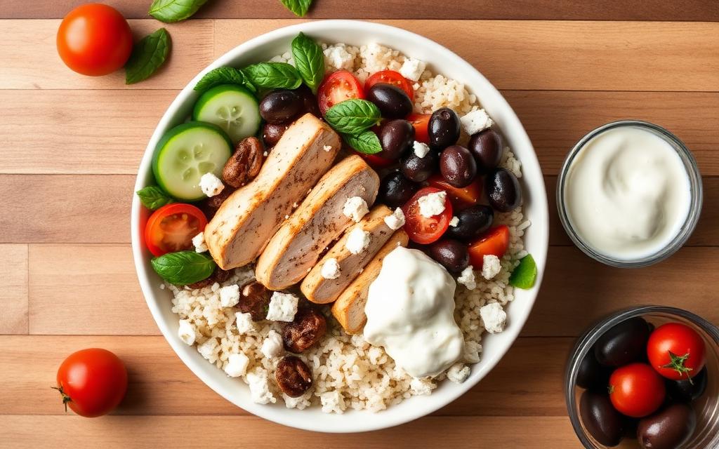 Greek Chicken Bowls